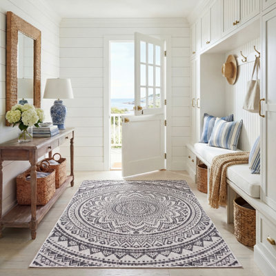 Tapis intérieur / extérieur gris Kaltag