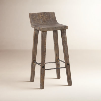 Tabouret en bois massif Carlson