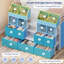 Lit mezzanine enfant simple avec tiroirs et étagères de rangement et coffres à jouets, lit capitaine plateforme en métal avec éclairage DEL et chargeur intégré-133332050