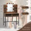 Coiffeuse avec miroir lumineux Thriston-473194185