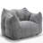 Chenille Bean Bag Chair For Relaxation - , High Resilient Foam Bedroom, Living Room Reading, Watching Tv-1312130047