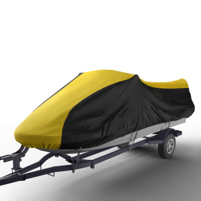 Housse robuste Seal Skin Covers pour jet ski, imperméable et de qualité marine, avec protection UV, ajustée pour 3 places, compatible avec Yamaha et Sea-Doo (convient aux modèles de 136" à 145").