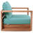 Gazel Teak Patio Chair with Cushions-86506440