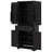 Bathroom Storage Cabinet, Solid Wood Cabinet Frame With Doors And Drawer, Multiple Storage Space, Adjustable Shelf-114201731