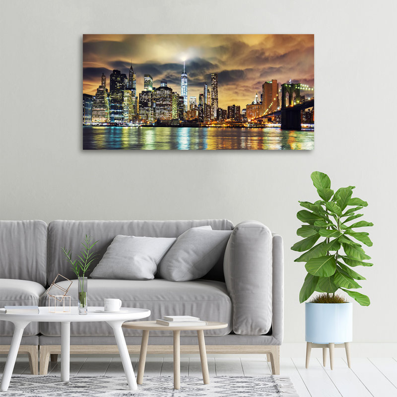 Manhattan New York - No Frame Print on Canvas