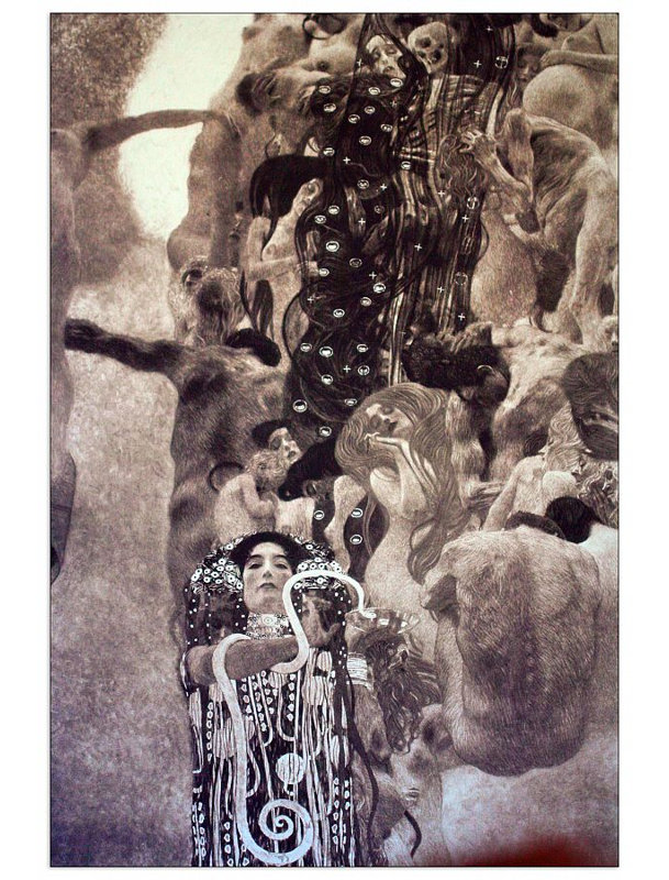 Gustav Klimt - Wrapped Canvas Painting, 90cm H x 60cm W x 1.8cm D