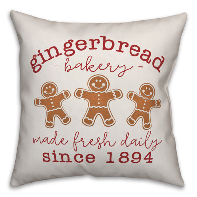  Housse de coussin Gingerbread Bakery
