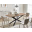 Extendable Metal Base Dining Table