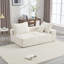 Canapé en chenille pleine mousse avec 2 coussins - aucun assemblage requis-106685547