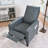 Recliner Chairs For Adults, Adjustable Recliner Sofa With Mobile Phone Holder & Cup Holder, Modern Reclining Chairs Fabric Push Back Recliner Chairs For Living Room, Bedroom - Gray-460779779