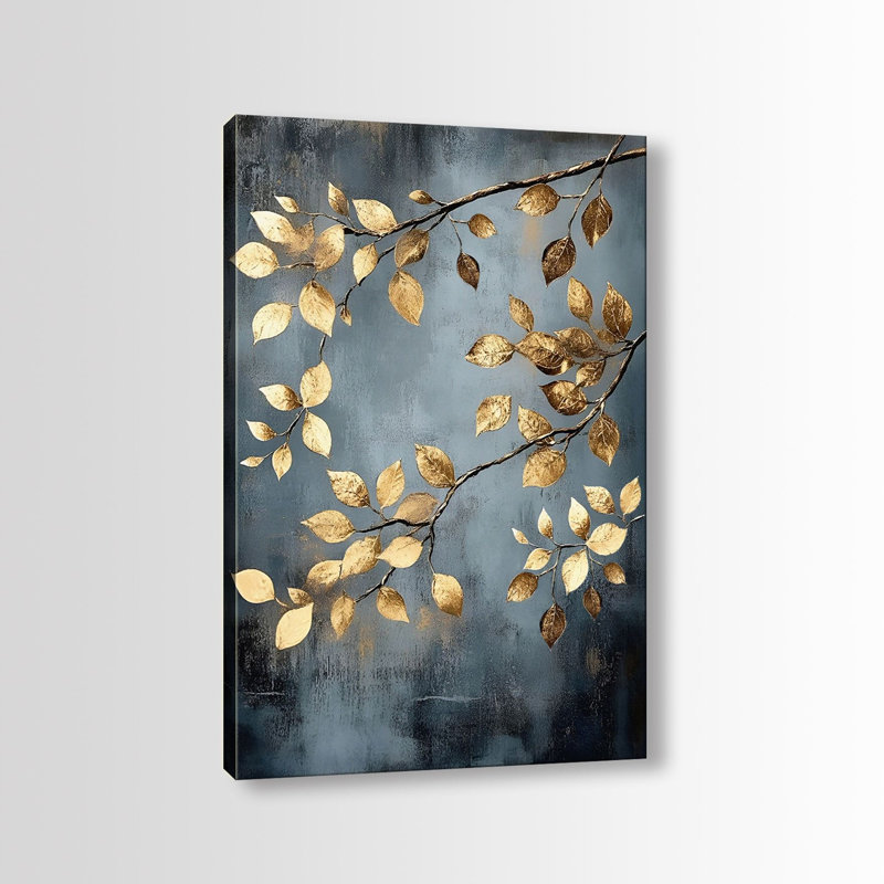 Peinture décorative sur toile, H 27,6 po x l 19,7 po