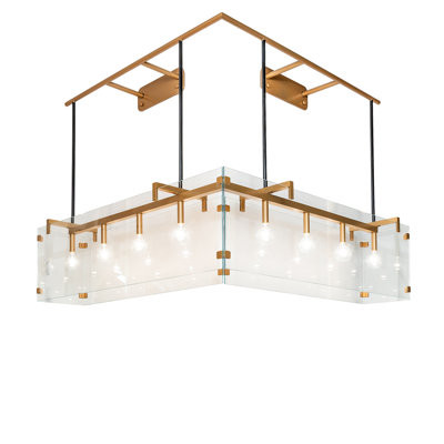 122" Wide Hatley 8 Light Wall Sconce
