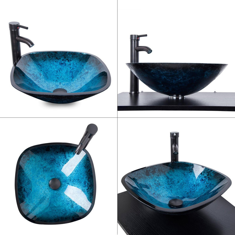 Ensemble de meuble-lavabo simple avec miroir l 24 po x P 19 po x H 32,3 po Beyo, Île Seymour Nord, Galapagos