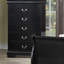 Armoire de rangement élégante et contemporaine à 1 tiroir avec 5 tiroirs Louis Philip-593806388