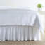 Classic Hemstitch White Bed Skirt-469310491