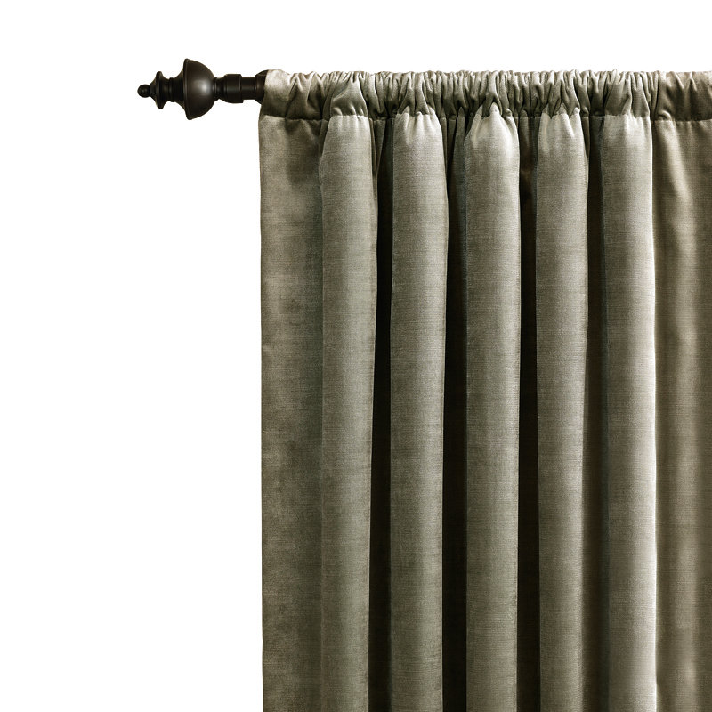 Ezra Room Darkening Curtain Single Panel, 96" W x 84" L