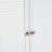 White Kitchen Storage With Two Glass Doors, Adjustable Shelf, And Drawers - 11.8" Wide, 23.6" Deep, 67" High, Tall Pantry Shelf Ideal For Storing Gluten Ingredients | Assembly Guide