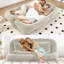 Versatile Double Human And Pet Bed, Lazy Sofa Loveseat With 2-In-1 Design, 5 Adjustable Positions And Plump Pillows For Ultimate Comfort-305219947