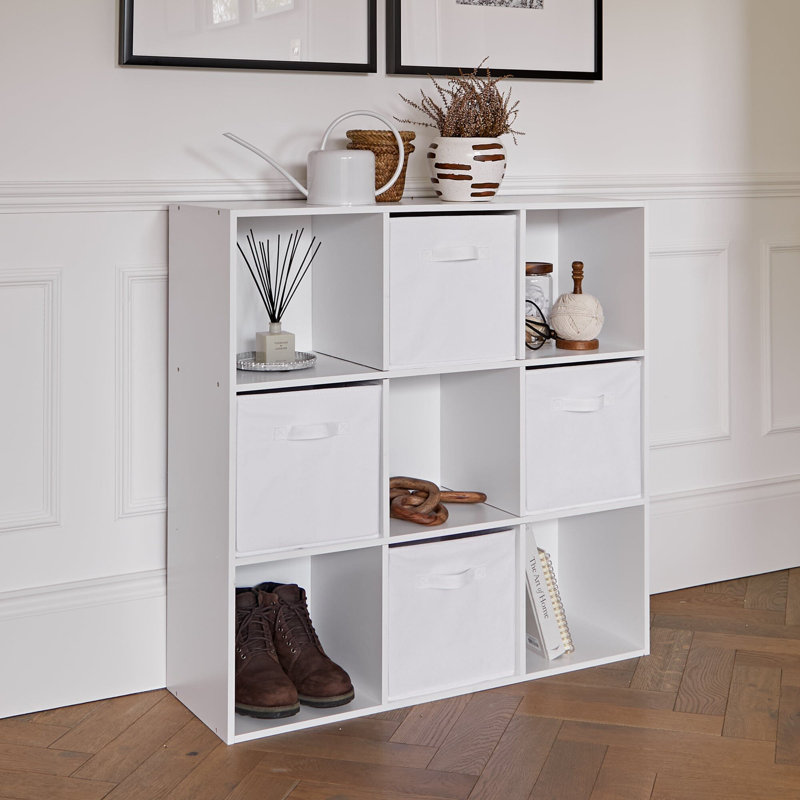 Northville 91cm H x 91cm W Cube Bookcase, White