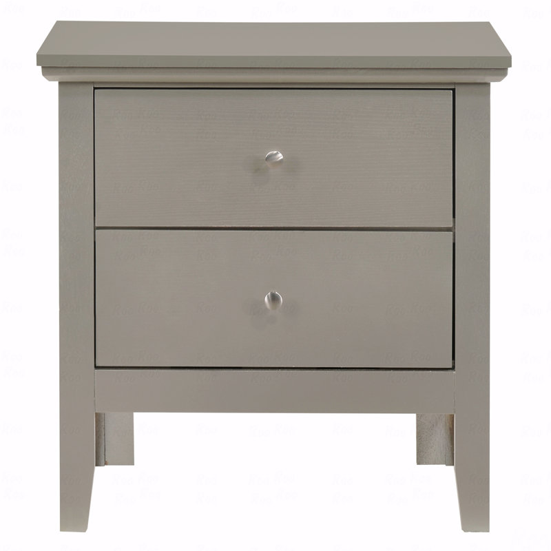 Elegant Champagne Nightstand, Champagne