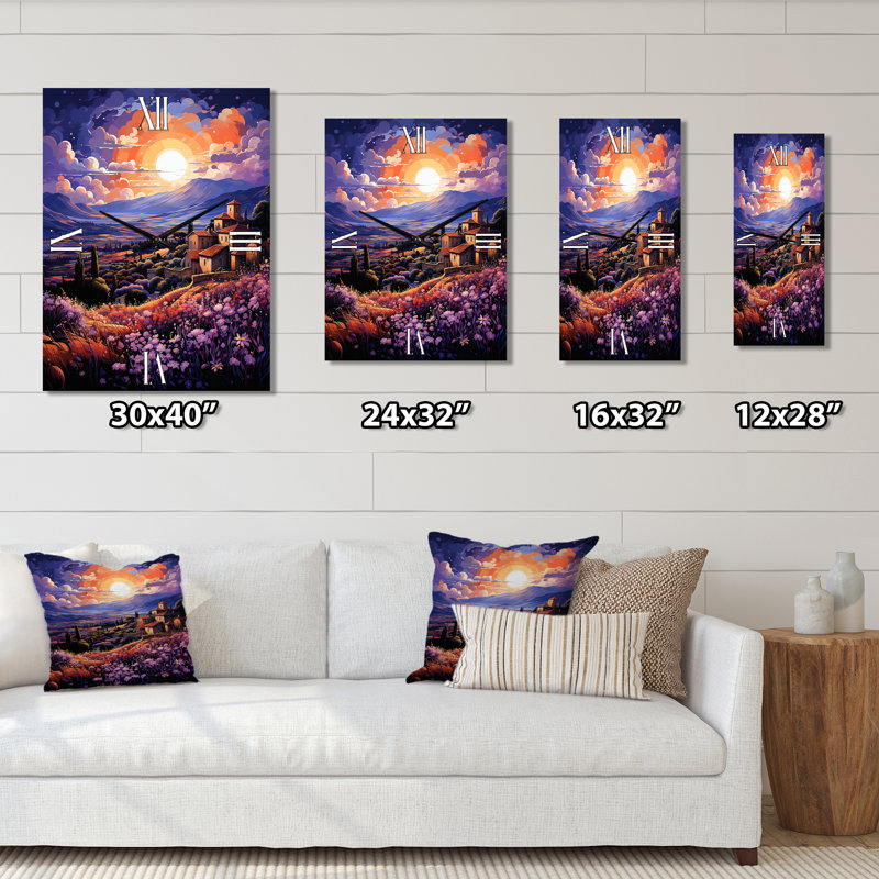 Jennae - Horloges murales florales, Petit