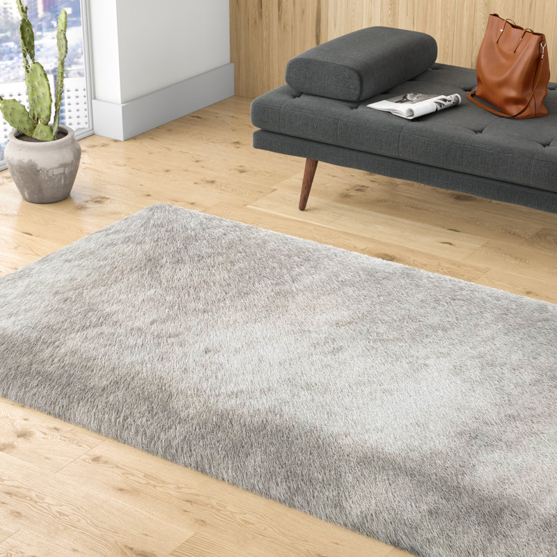 Tapis sauge touffeté à la main Cimah, Tapis de couloir 2 pi 3 po x 8 pi