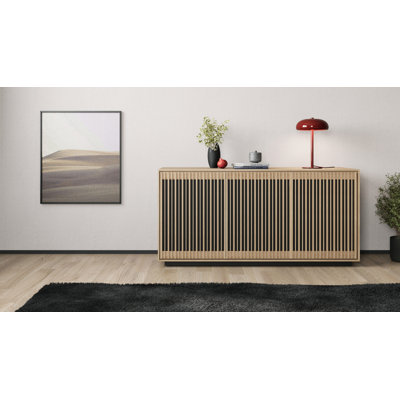 Profile 3-Door Media Storage Console