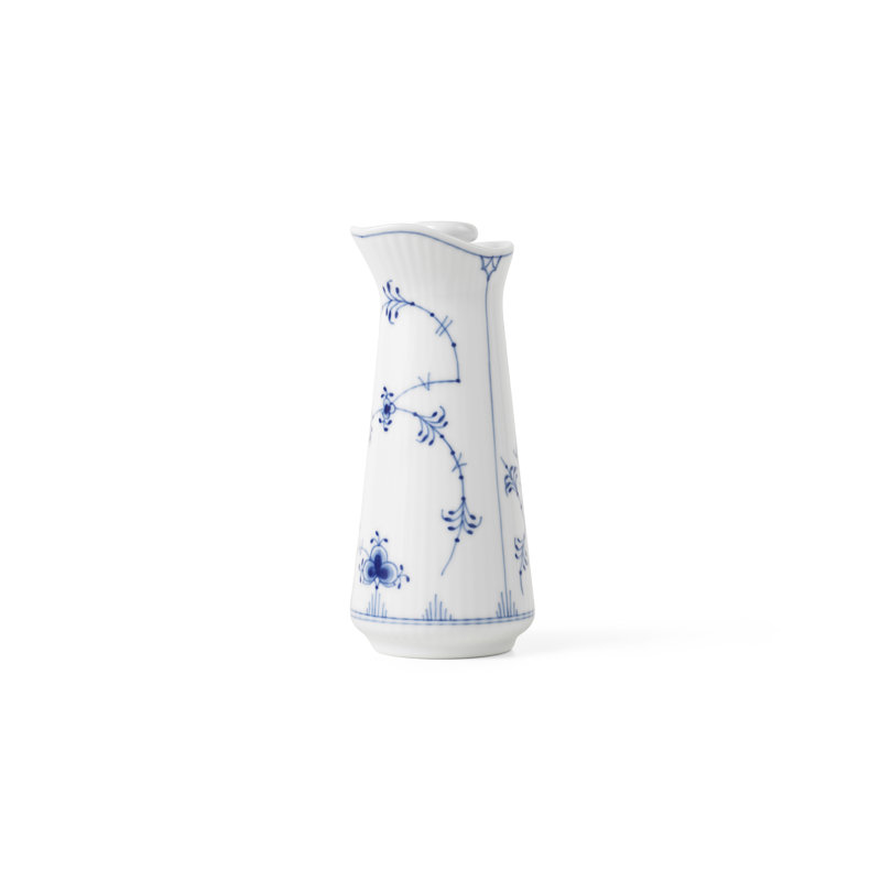 Royal Copenhagen Blue Fluted Plain Oil and Vinegar Bottle 5.4"