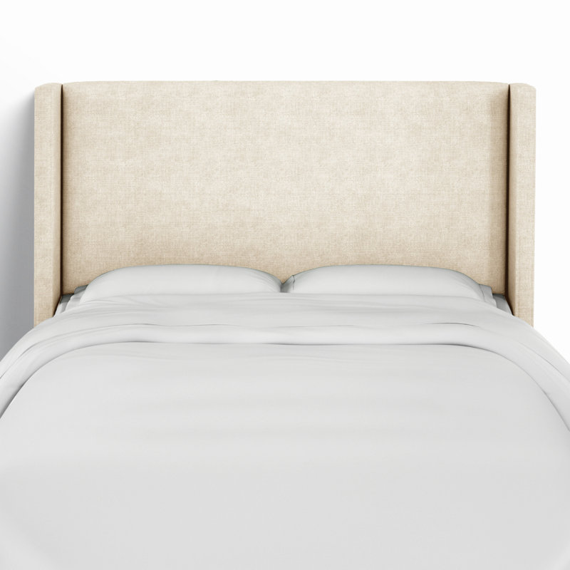 Hanson Upholstered Headboard, Classic Talc Linen, California King