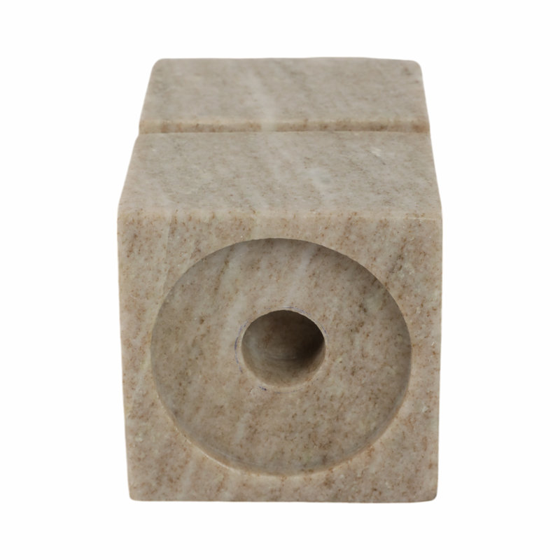 Pillar Candle Holder, 6" H x 4" W x 4" D