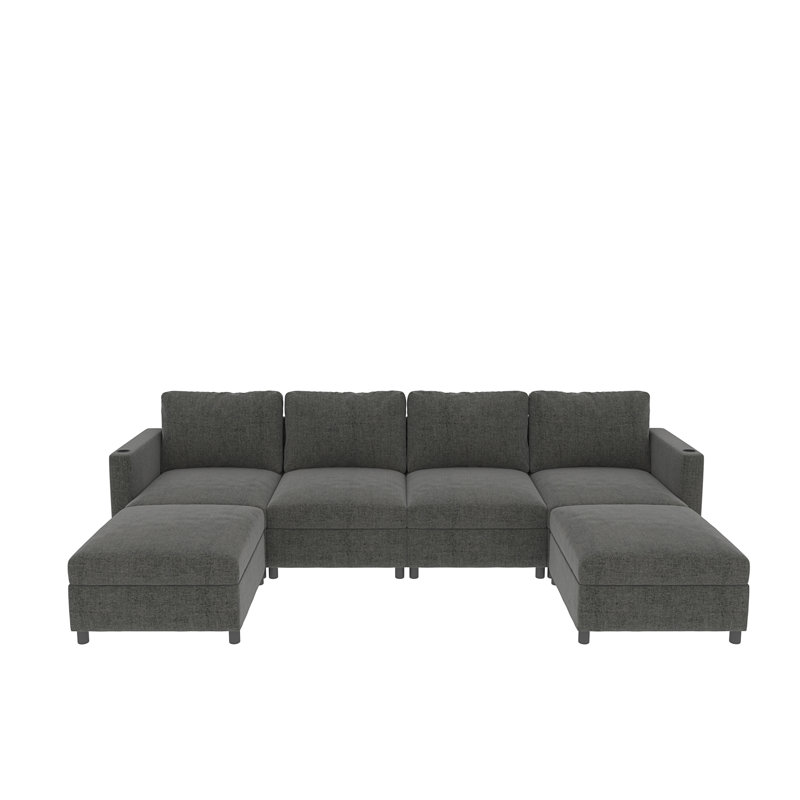 Grand canapé modulaire moderne