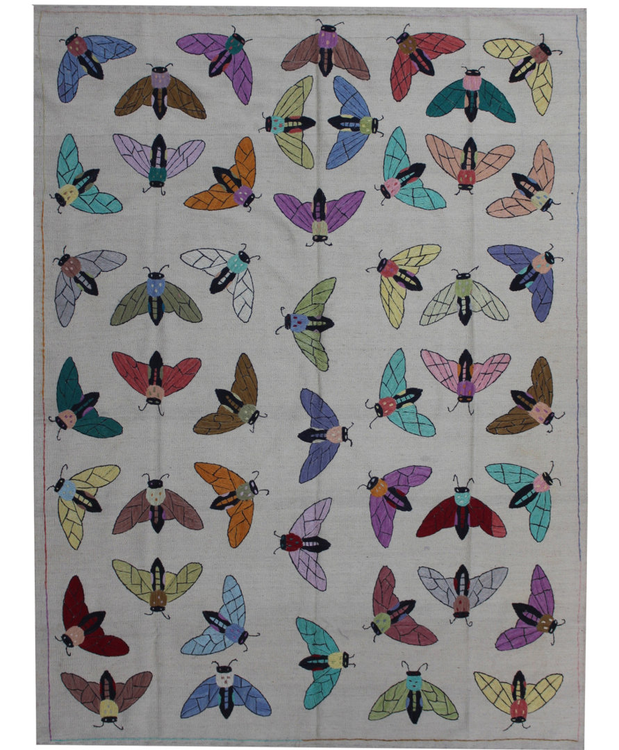 Zaanstad Wool Hand Woven 171cm X 225cm Area Rug