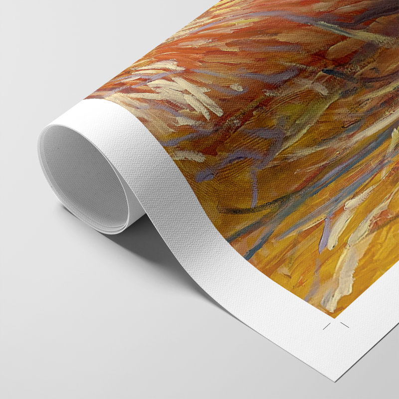 Cadmium Winter Solstice II - Impression sur toile seulement - NON-CADRE, H 48 po x l 32 po