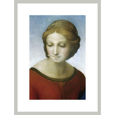 Détail de la Madone de la prairie par Raphael - Impression sur toile