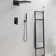 Cascade Bliss Modern Luxury 3-Function Shower Faucet Set, Complete Shower System with 22" x 9" Waterfall & Rainfall Shower Head, Handheld Shower and Pressure Balancing Valve