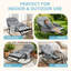 Single Steel Rocking Chair, Tech Fabric-120784819