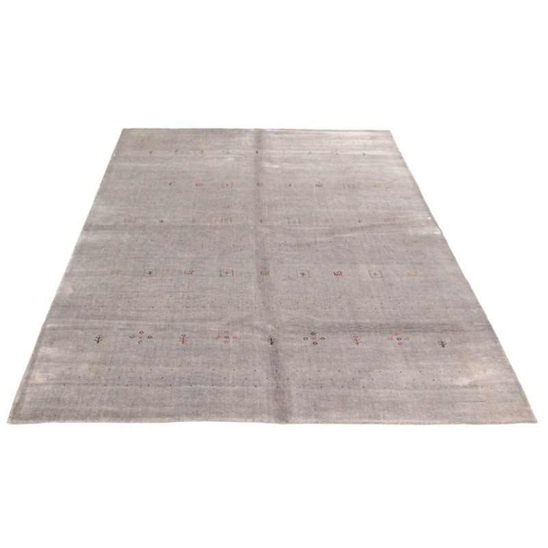 Kailena One-of-a-Kind 8'7" X 11'7" New Age Viscose Area Rug in Light Gray