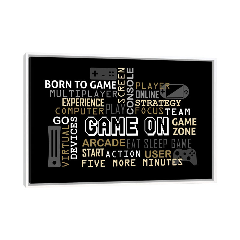 Print, 66.04 cm H x 101.6 cm W x 4.445 cm D, White