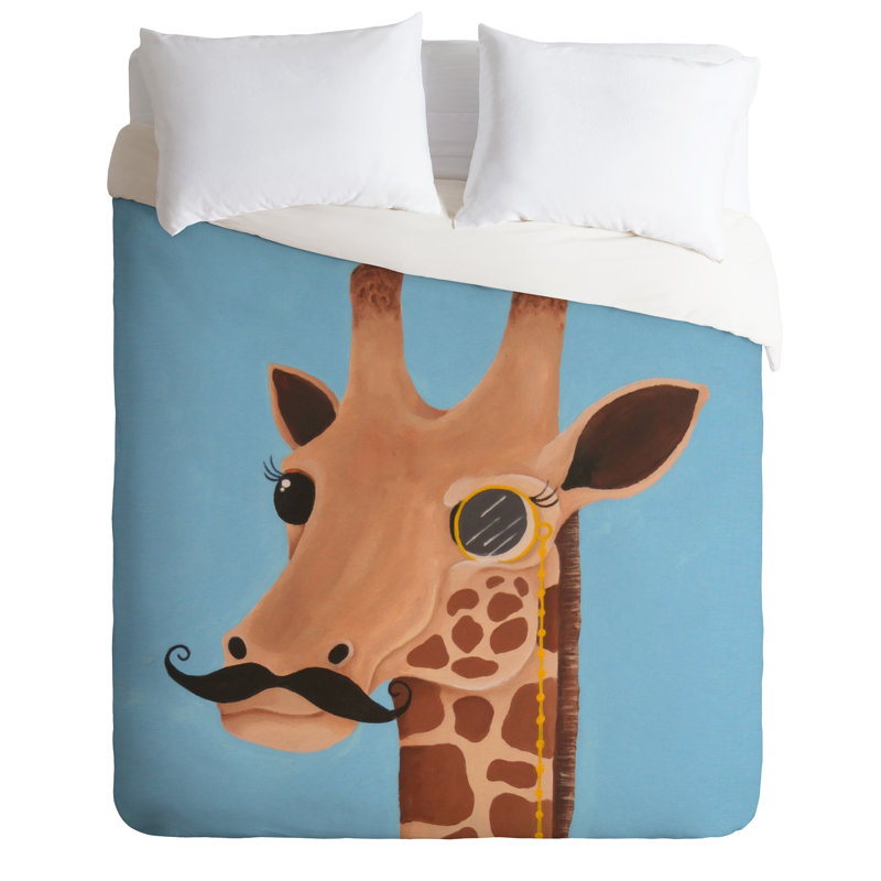 Housse de couette Mandy Hazell Gentleman Giraffe, Très grand, Poids léger