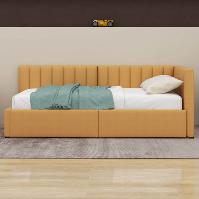 Kasady Single Sofa Bed Frame with 2 Storage Drawers