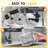 Panti 12 Cup Food Processor, 600W 4 Functions Vegetable Chopper For Chopping, Slicing, Purees & Dough, 3 Blades-117378244