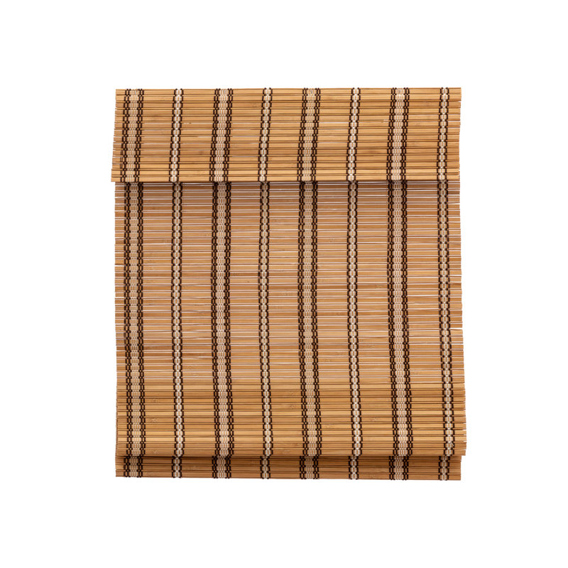 Semi Sheer Bamboo Roman Shade, 48"W x 64"L