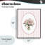 Bouquet de pivoines sur rayures douces, estampe numérique, design par Christine Simpson Art-934189907-934189909