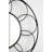 Round Metal Wall Mirror with Woven Detailing-1853537526
