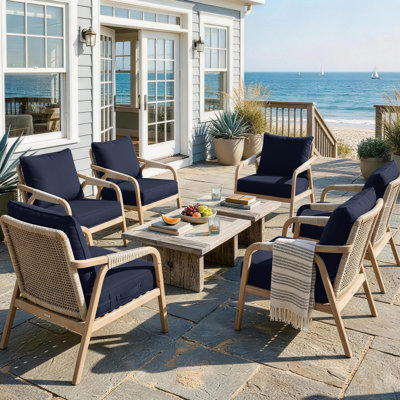 Housses pour coussins d'extérieur toutes saisons pour meubles d'extérieur, housses seulement
