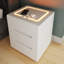 43cm W Manufactured Wood Bedside Table