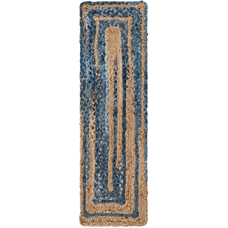 Cotton Indoor Rug, Table Runner 1'2" x 8'