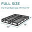 5 Inch Metal Box Spring, Bed Frame Low Profile, Basic Mattress Foundation, Easy Assembly-888652356