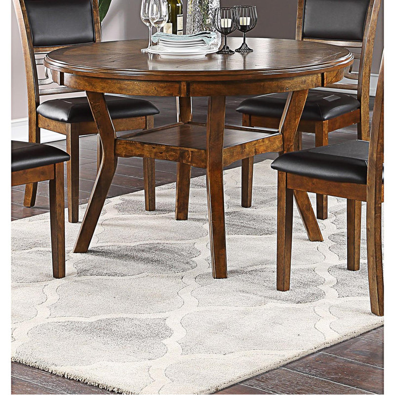 Dining Room Round Table With Shelve