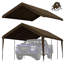 Housse de remplacement pour auvent 12 'X 20', abri de voiture imperméable et protégé contre les rayons UV avec cordes élastiques-127667603-127667604